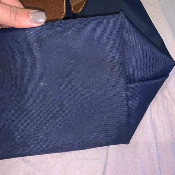 Longchamp small Navy  tote - Picture 3 of 5